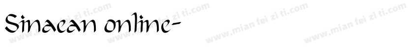 Sinaean online字体转换